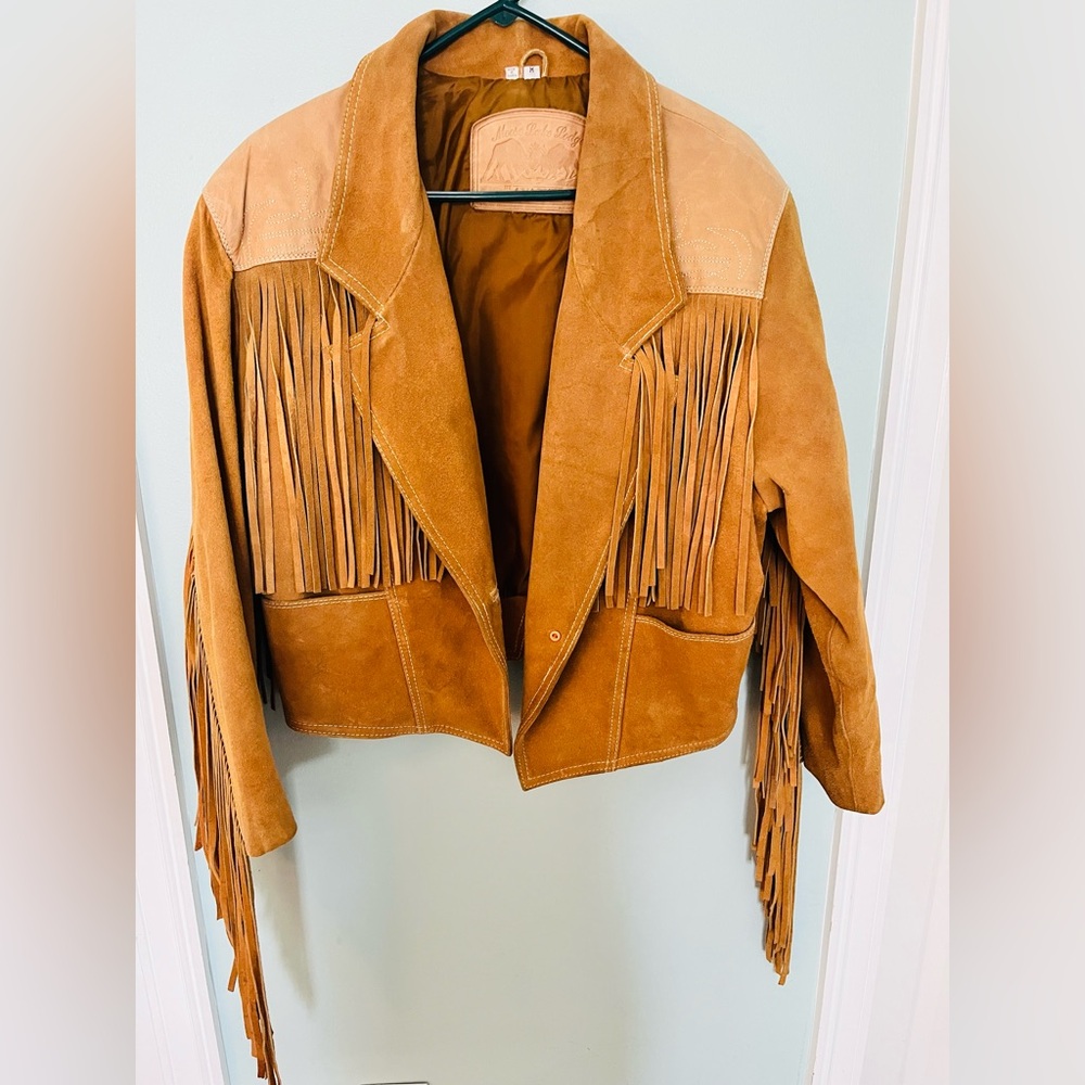 Vintage Avanti fringe jacket